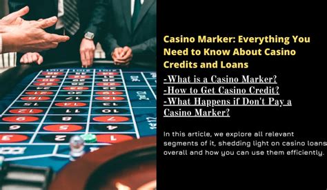 do casinos loan money.